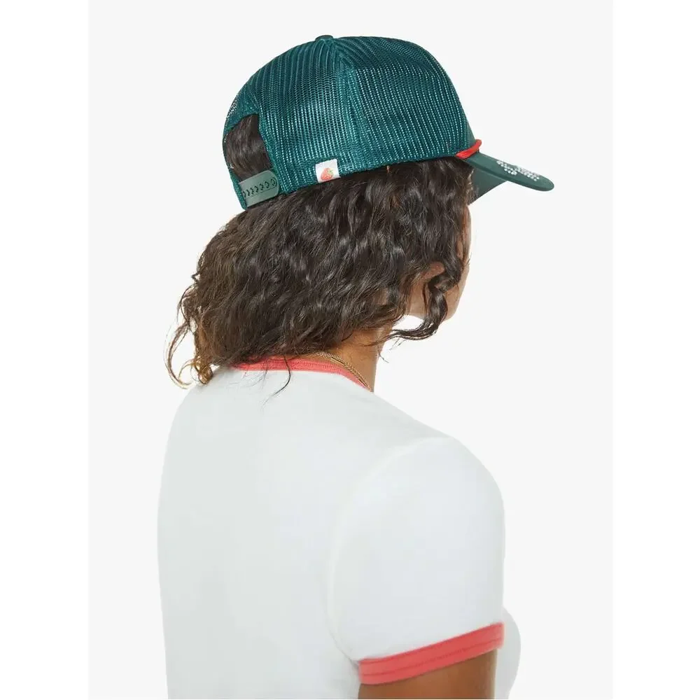 Mother Denim The 10-4 Wild Cherries Trucker Hat - NWT